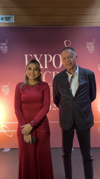 Claudia Schaffer - Organizadora e Fundadora da Expo Secretary.